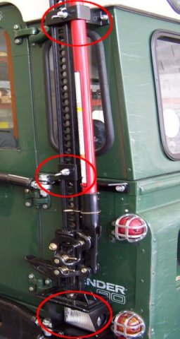Porte cric pour porte roue